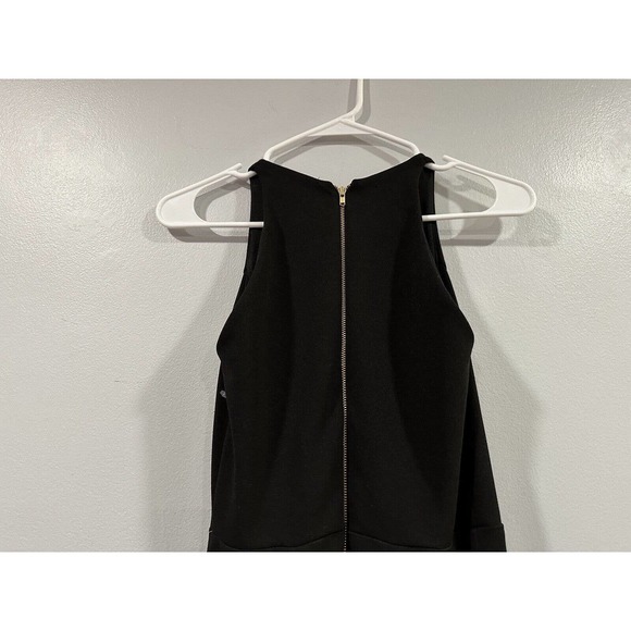 Betsy & Adam Hi Low Black Ruffle Gown 2 NWOT - Picture 6 of 8